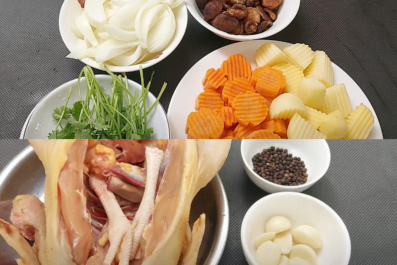gà nấu tiêu xanh (7)