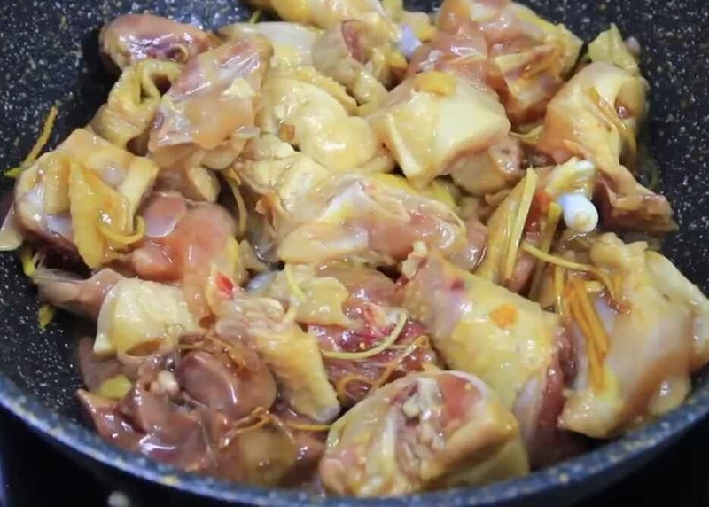 gà xào gừng 4