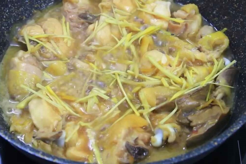 gà xào gừng 5