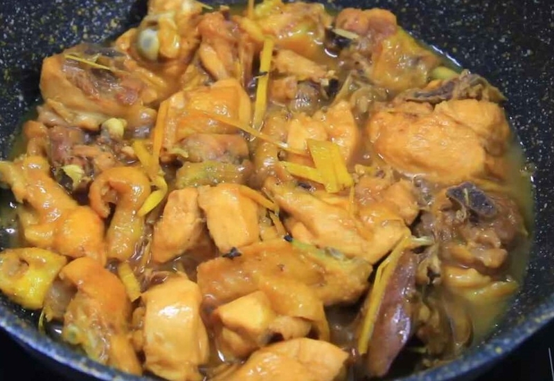 gà xào gừng 6