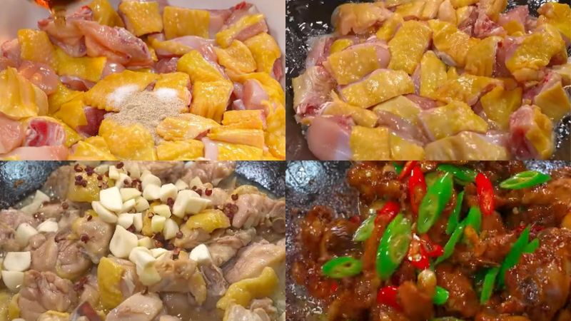 gà nấu ớt hiểm 2