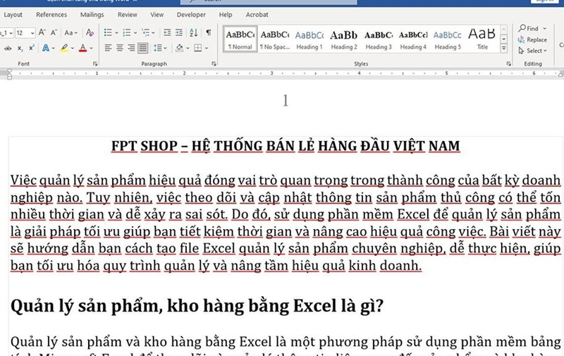 Gạch chân trong Word - Ảnh 03