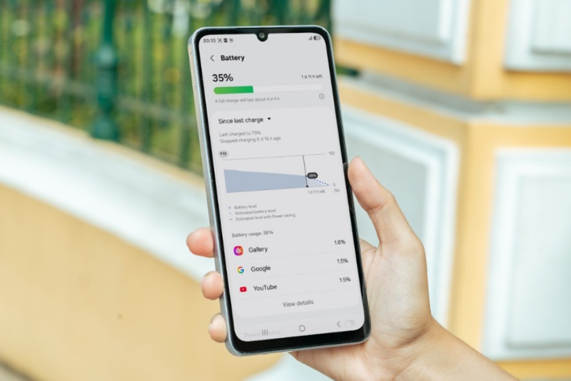 Tạm biệt nỗi lo hết pin, Galaxy A08 giải trí cả ngày vẫn tưng bừng hứng khởi 10
