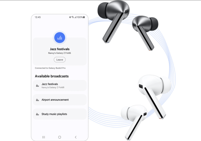 Chia sẻ âm thanh Galaxy Buds3 Pro