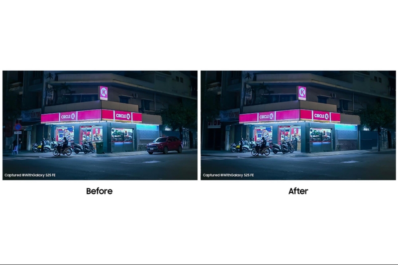 Galaxy S25 FE biến mọi khoảnh khắc đêm thành những khuôn hình đáng giá 9