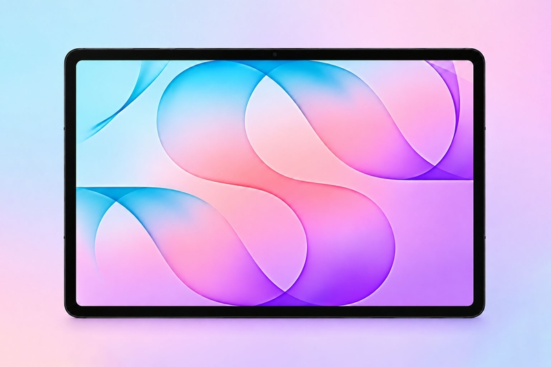Galaxy Tab S12 Plus có trọng lượng 555 g, giúp thiết bị gọn hơn khi cầm lâu hoặc mang theo trong ngày.