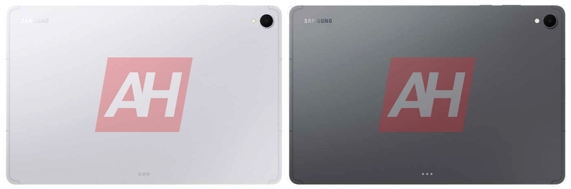 Galaxy Tab S12+ có hai tùy chọn màu, mặt lưng tối giản với một camera.