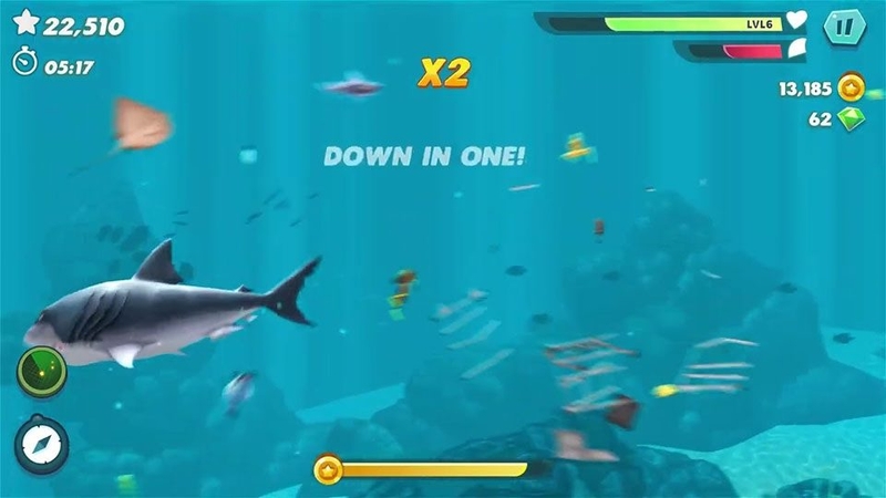 Đại dương trong game được chia thành nhiều khu vực