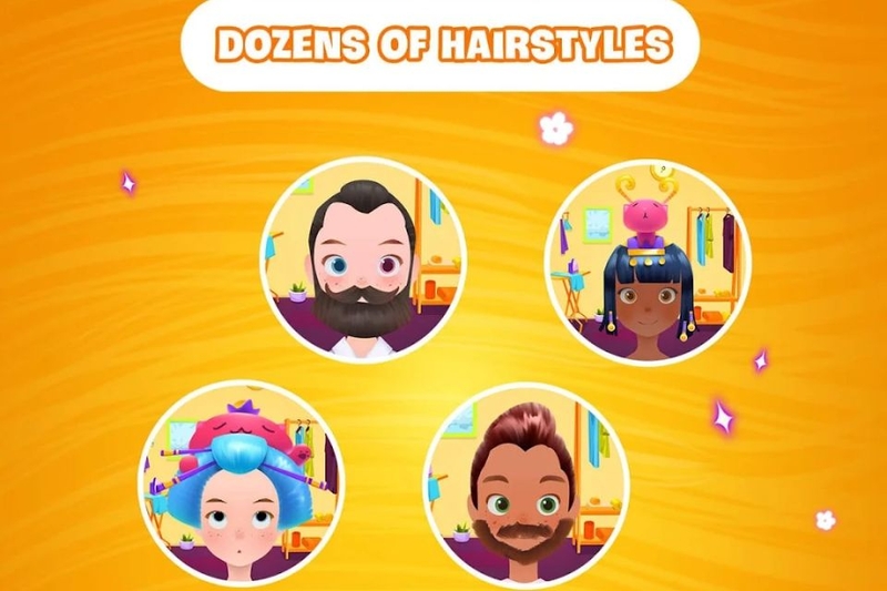 Trò chơi cắt tóc và trang điểm