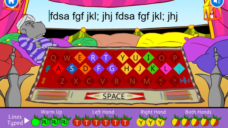 Dance Mat Typing