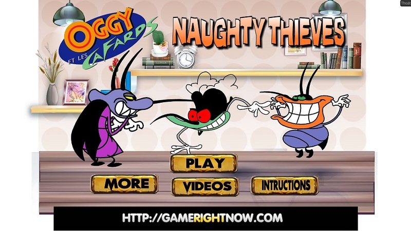 Oggy bắt trộm (Oggy and cockroaches naughty thieves)