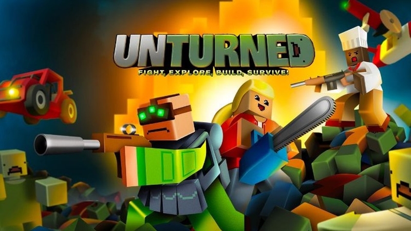 Unturned được thiết kế với đồ họa pixel đơn giản, âm thanh nền kịch tính