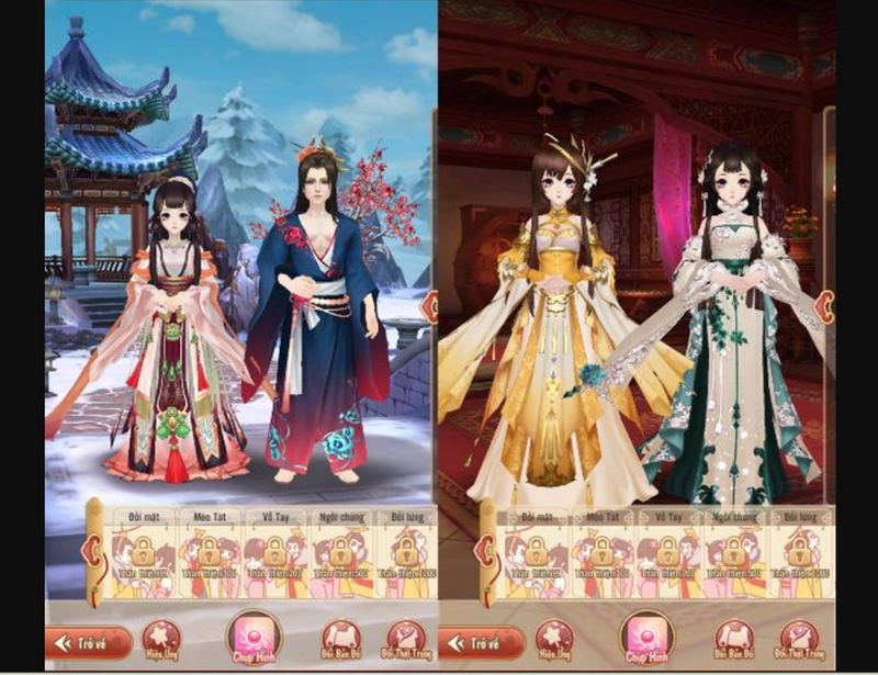 Thiết kế tinh tế và chi tiết trên mỗi trang phục