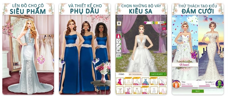 Top 5 game trang điểm cô dâu hấp dẫn, hay nhất trên điện thoại