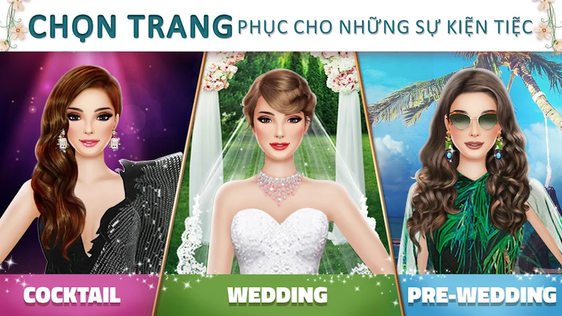 Top 5 game trang điểm cô dâu hấp dẫn, hay nhất trên điện thoại