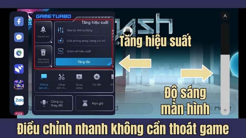 Truy cập nhanh không thoát game