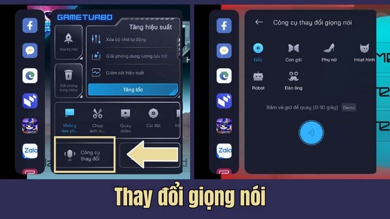 Thay đổi giọng nói đa dạng