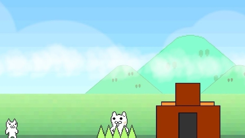 Khi chơi Super Cat World, nhiệm vụ của bạn là phải điều khiển chú mèo di chuyển qua các chướng ngại vật
