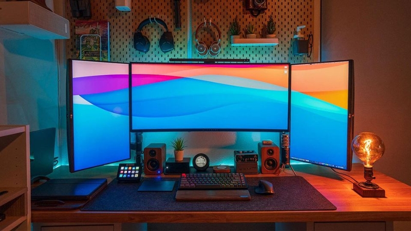 Phong cách gaming đa màn hình