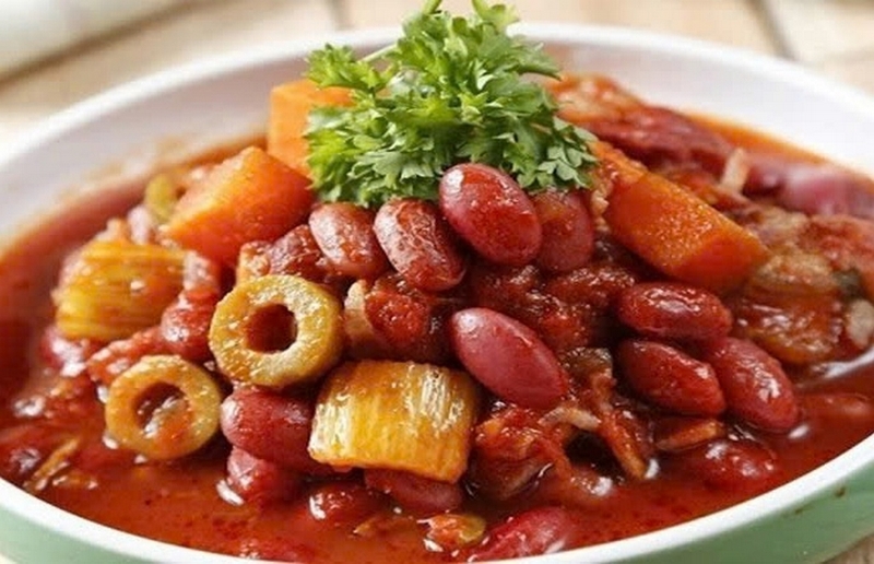 Gân bò hầm đậu đỏ ảnh 1