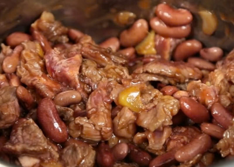 Gân bò hầm đậu đỏ ảnh 5