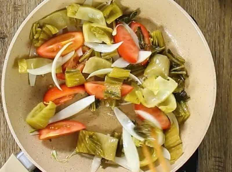 gân bò kho dưa chua ảnh 4