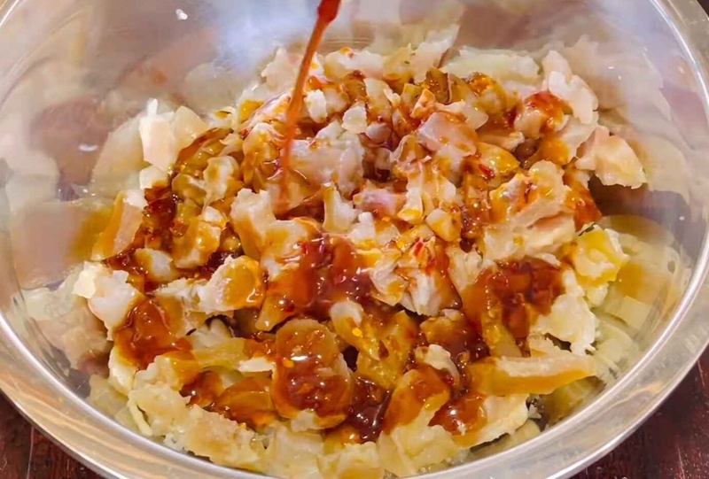 gân bò trộn chua ngọt hình 12