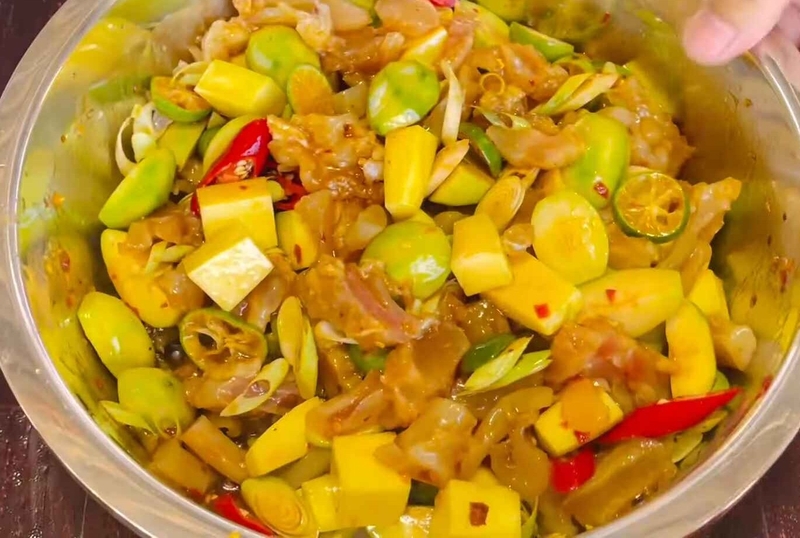 gân bò trộn chua ngọt hình 14