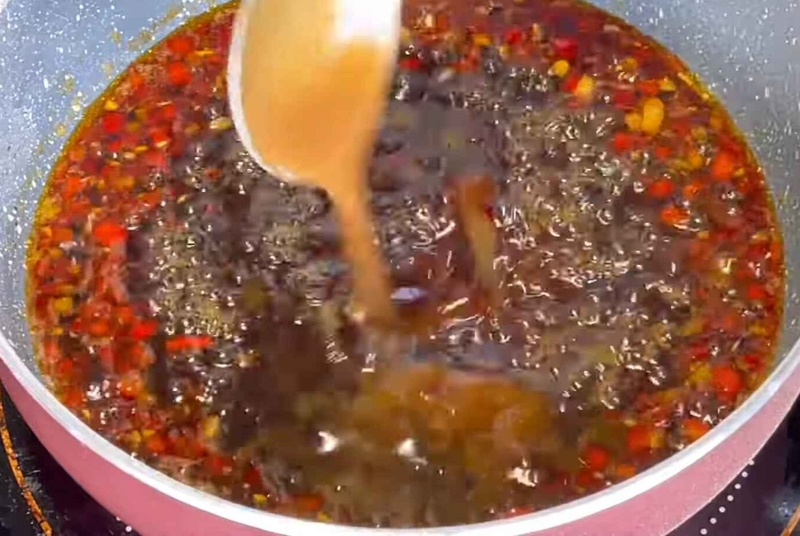 gân bò trộn chua ngọt hình 9