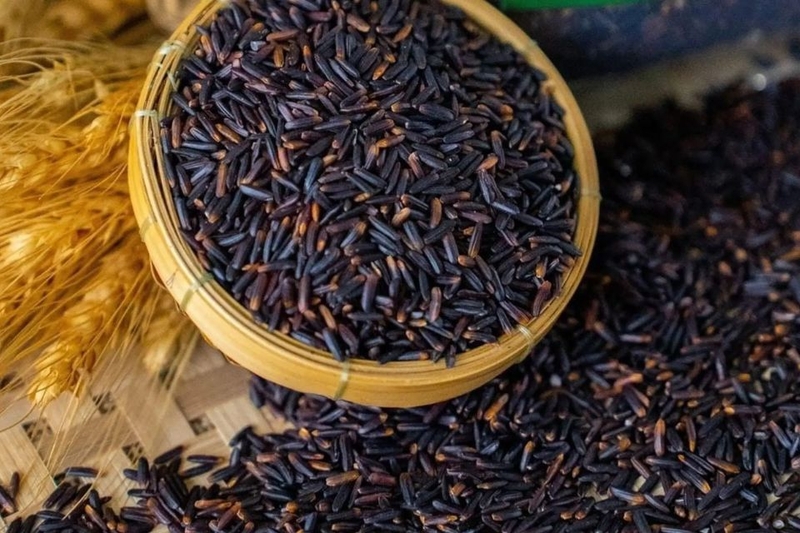 Cách nhận biết gạo lứt tím than thật?