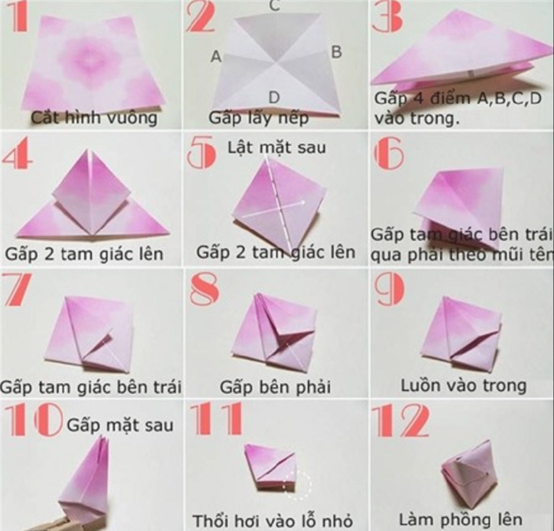 Tạo hình vuông nhỏ