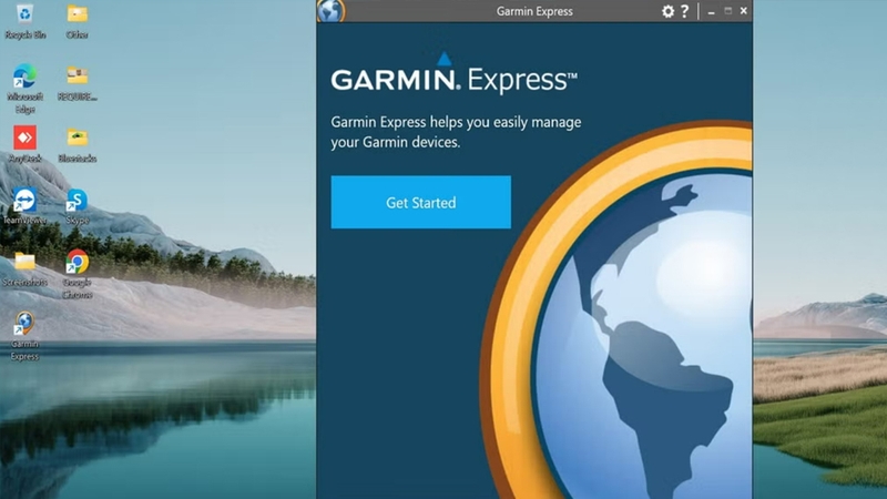 Garmin Express là phần mềm được Garmin thiết kế cho máy tính