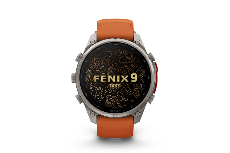 Garmin Fenix 9 Pro Titanium 47 mm AMOLED dây silicone 11