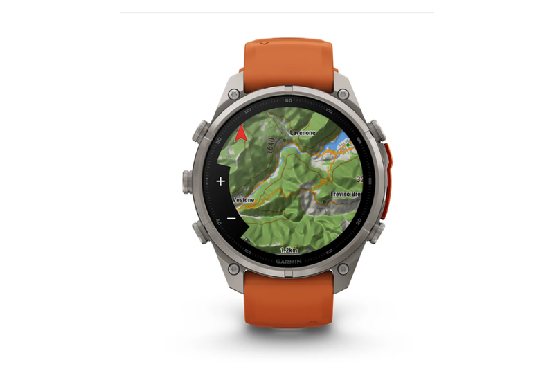 Garmin Fenix 9 Pro Titanium 47 mm AMOLED dây silicone 8