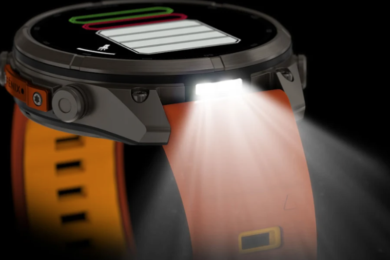 Garmin Fenix 9 Pro Titanium 47 mm AMOLED dây silicone 4