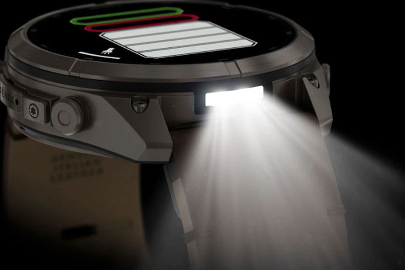 Garmin Fenix 9 Pro Titanium 51 mm AMOLED dây da 4