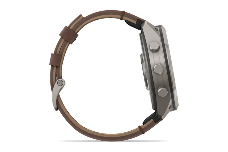 Garmin Fenix 9 Pro Titanium 51 mm AMOLED dây da 3