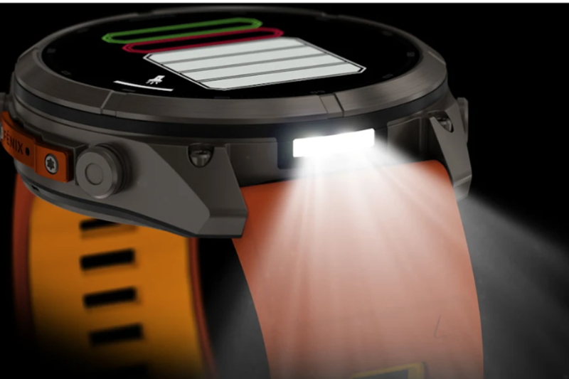 Garmin Fenix 9 Pro Titanium 51mm AMOLED Dây Silicone 4