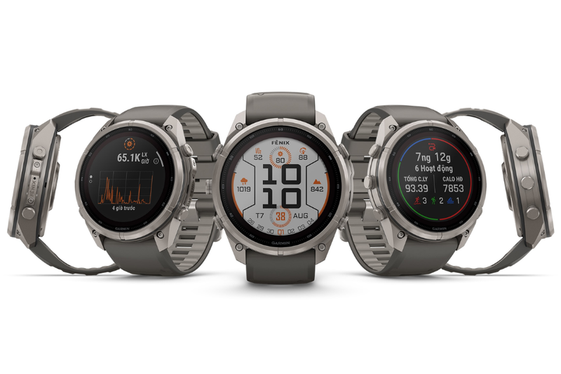 Garmin Fenix 9 Pro Titanium 51mm Solar dây silicone 1