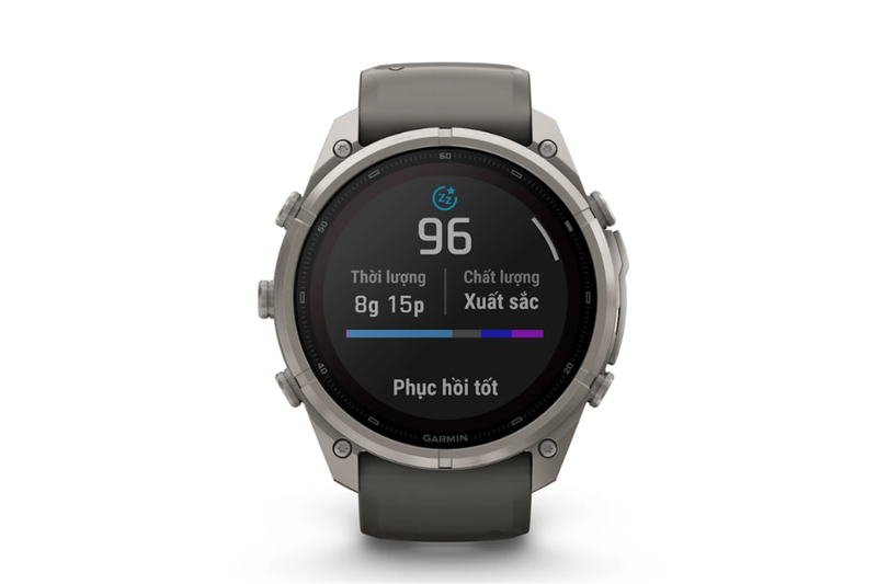 Garmin Fenix 9 Pro Titanium 51mm Solar dây silicone 12