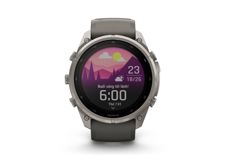 Garmin Fenix 9 Pro Titanium 51mm Solar dây silicone 5