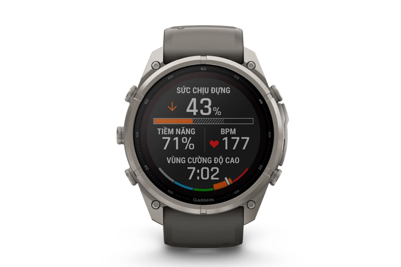 Garmin Fenix 9 Pro Titanium 51mm Solar dây silicone 9