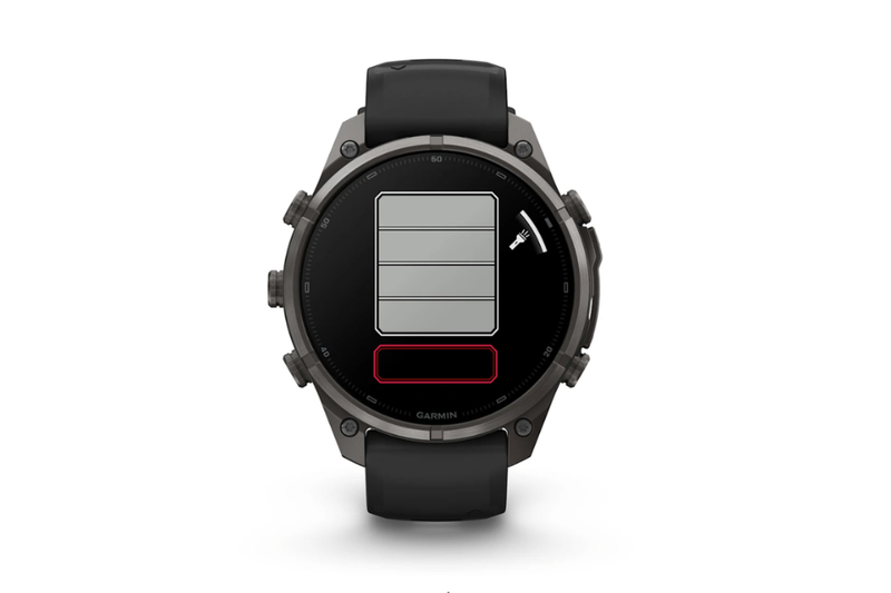 Garmin Fenix 9 Pro Titanium phủ DLC Carbon 47 mm AMOLED dây silicone 3