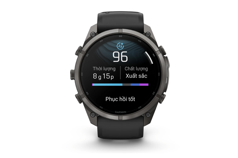 Garmin Fenix 9 Pro Titanium DLC 51mm AMOLED Dây Silicone 11