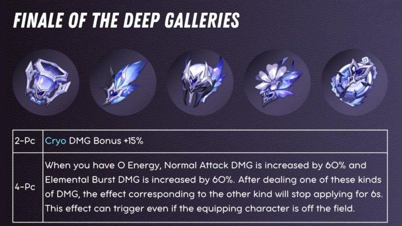 Finale of the Deep Galleries