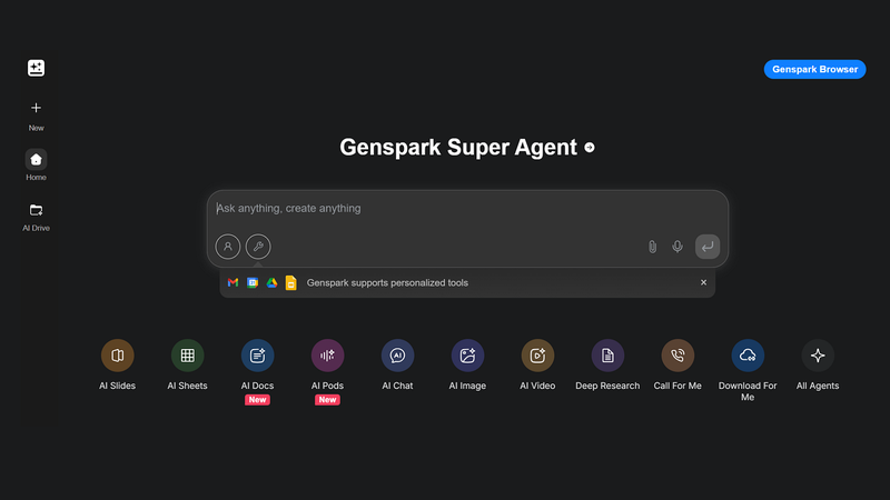 tinh nang noi bat cua genspark ai