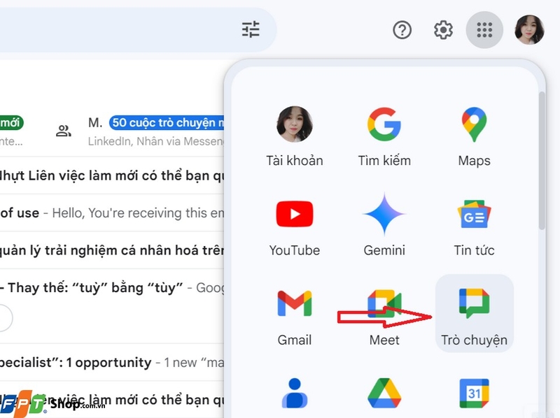 Lựa chọn tiện ích thích hợp trên ứng dụng Google