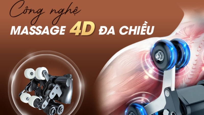 Ghế massage 4D l&agrave; g&igrave;? 5