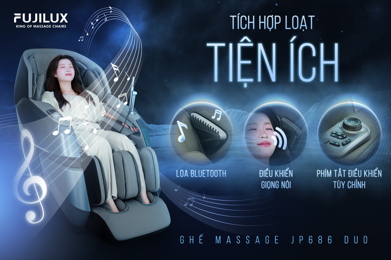 Ghế massage FUJILUX JP-686 Duo (hình 10)