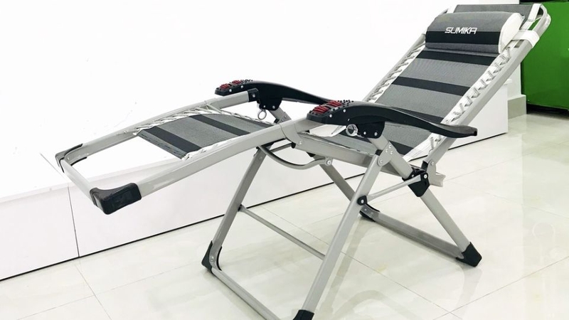 Ghế xếp thư giãn Sumika 199 (lăn tay massage khóa kim loại)